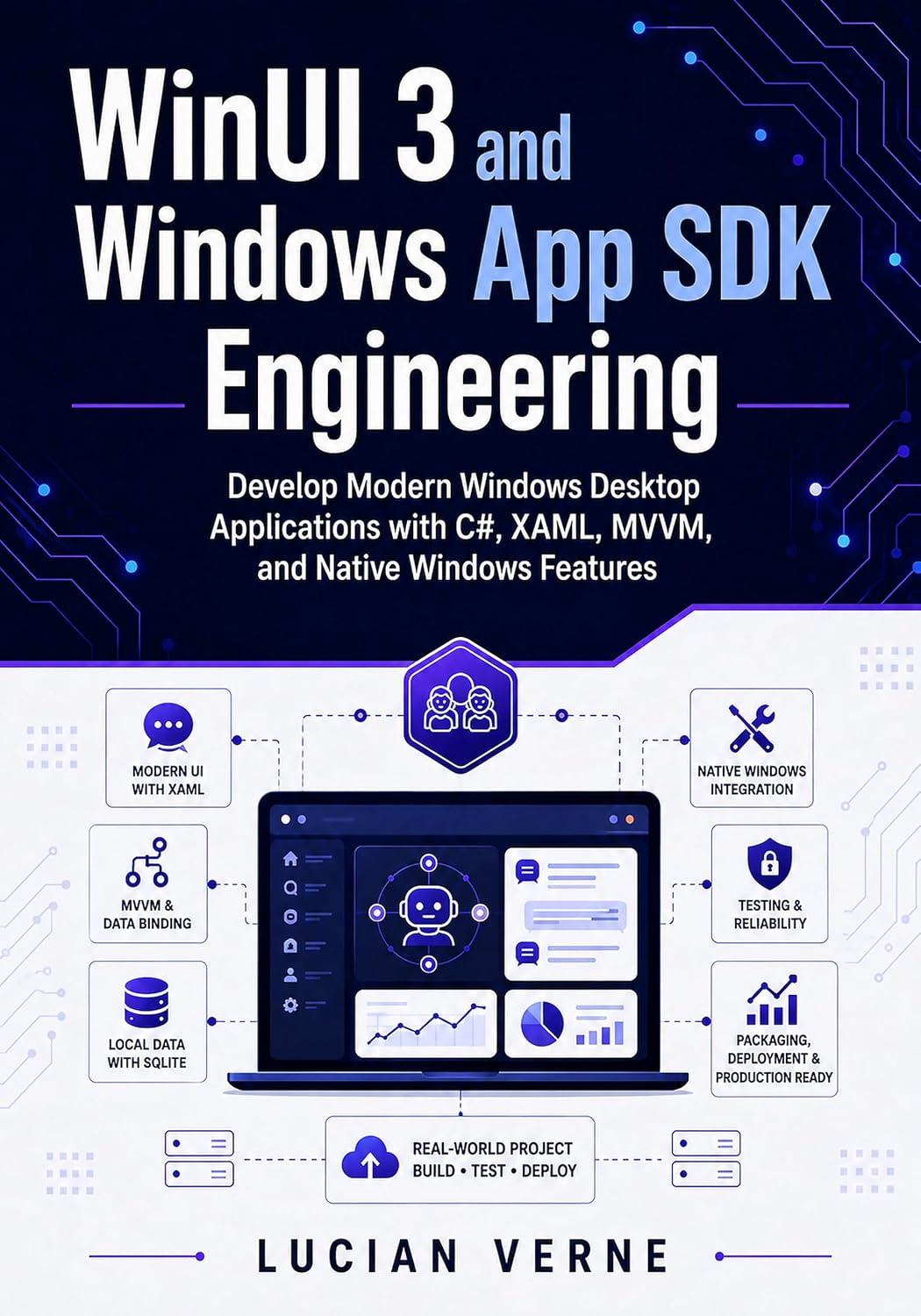 WinUI 3 and Windows App SDK Engineering: Develop Modern Windows Desktop Applications with C#, XAML, MVVM, and Native Windows Features (English Edition) baixar o livro de graça