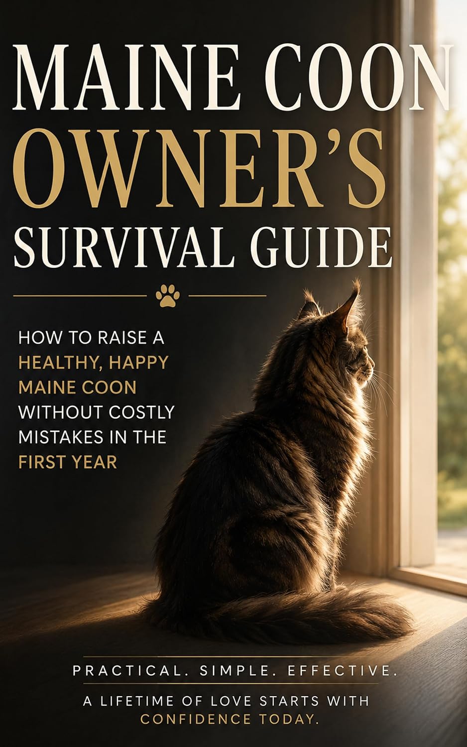 ler totalmente Maine Coon Owner's Survival Guide: How to Raise a Healthy, Happy Maine Coon Without Costly Mistakes in the First Year (English Edition)