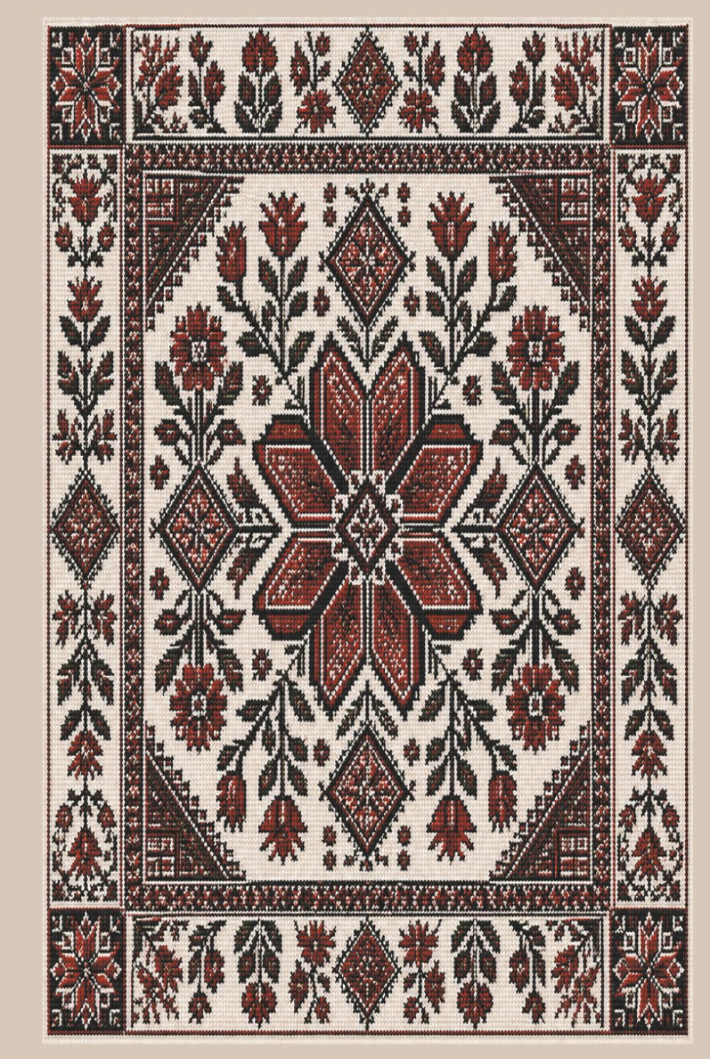 Palestinian Tatreez Floral Notebook: Traditional Embroidery Pattern Journal for Writing Notes Ideas and Everyday Use baixar livro de graça