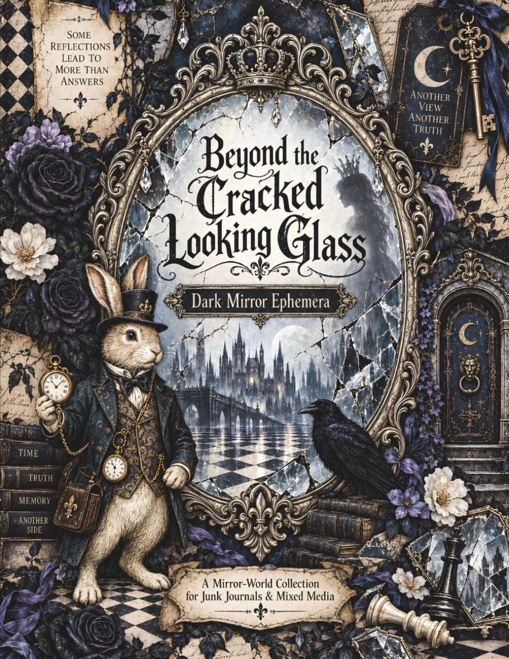 capítulo por capítulo baixar Beyond the Cracked Looking Glass: Dark Mirror Ephemera for Junk Journals, Scrapbooking, Collage, and Mixed Media