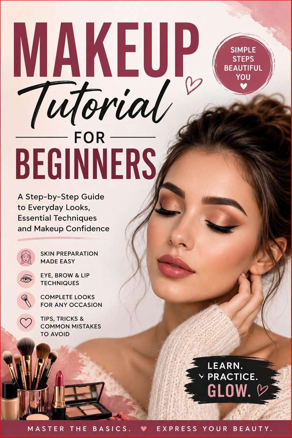 capítulo por capítulo baixar Makeup Tutorial For Beginners: A Complete Step-by-Step Guide to Makeup Basics, Techniques, Tools, and Everyday Looks (English Edition)