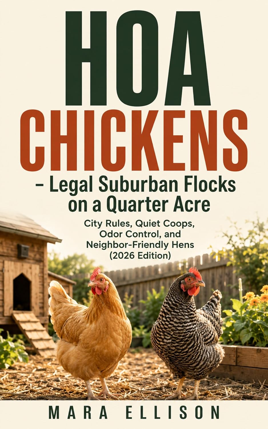 HOA Chickens- Legal Suburban Flocks on a Quarter Acre: City Rules, Quiet Coops, Odor Control, and Neighbor-Friendly Hens (2026 Edition) (English Edition) baixar o livro de graça
