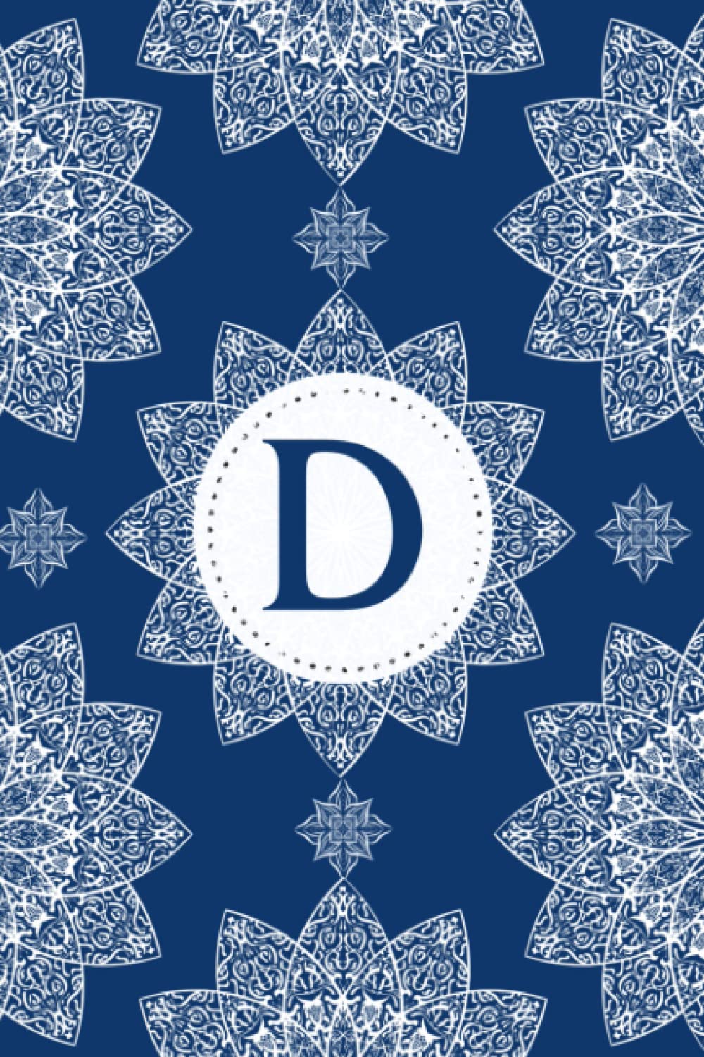 capítulo por capítulo baixar Vintage Aesthetic Background with Blue Mandala: Letter "D" Journal