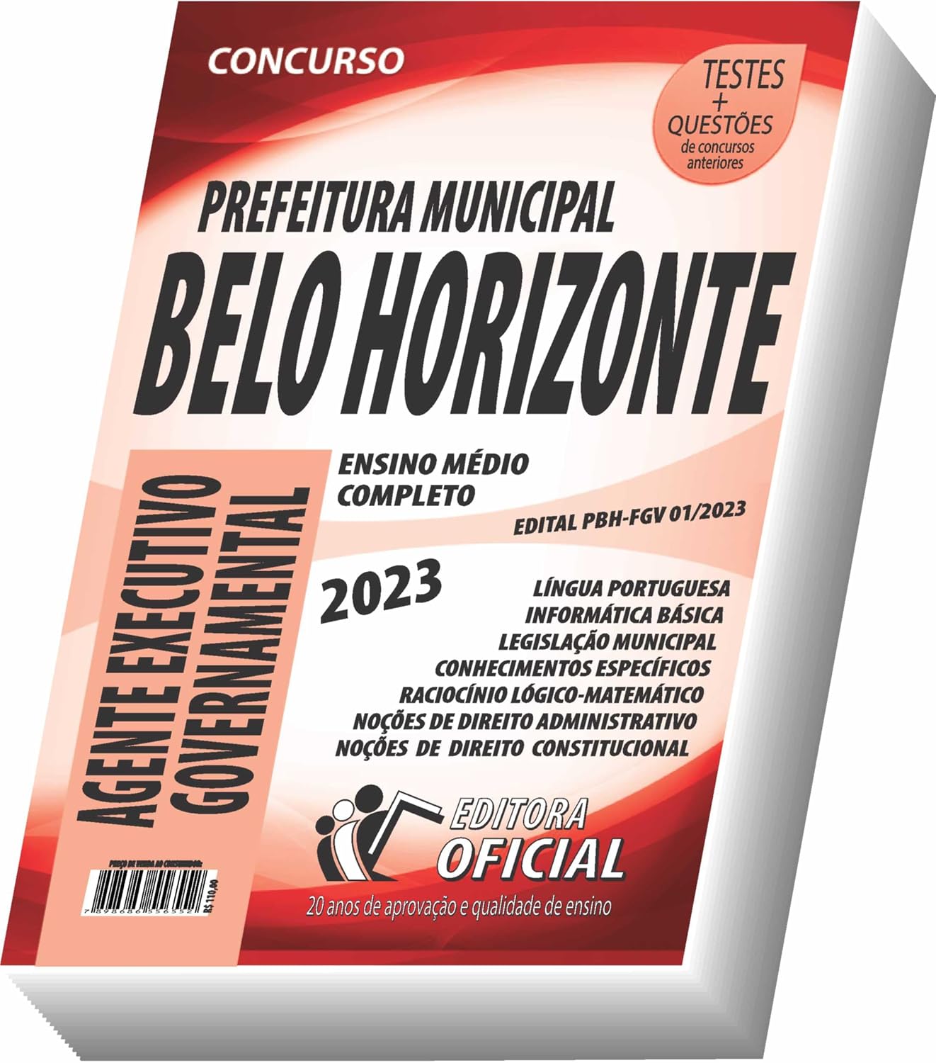 ler totalmente Apostila PBH - Prefeitura de Belo Horizonte - Agente Executivo Governamental: 01