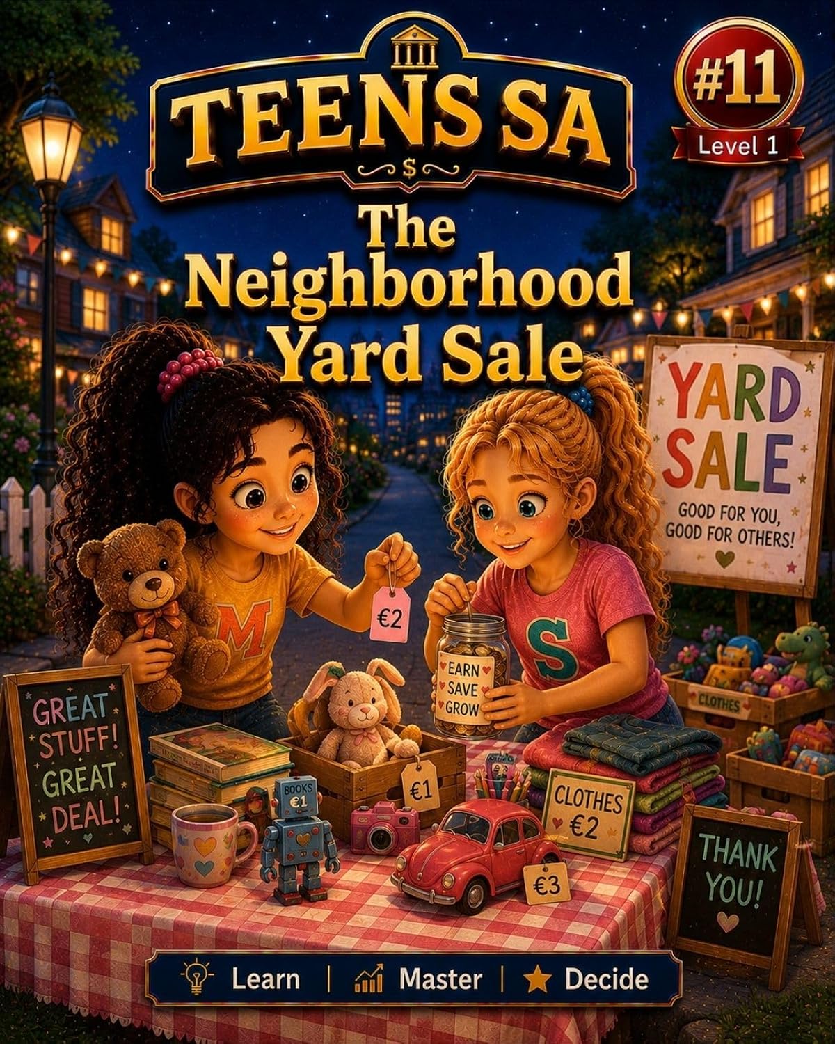 ler totalmente TEENS SA: The Neighborhood Yard Sale (TEENS SA - Level 1 - Start Up Book 11) (English Edition)