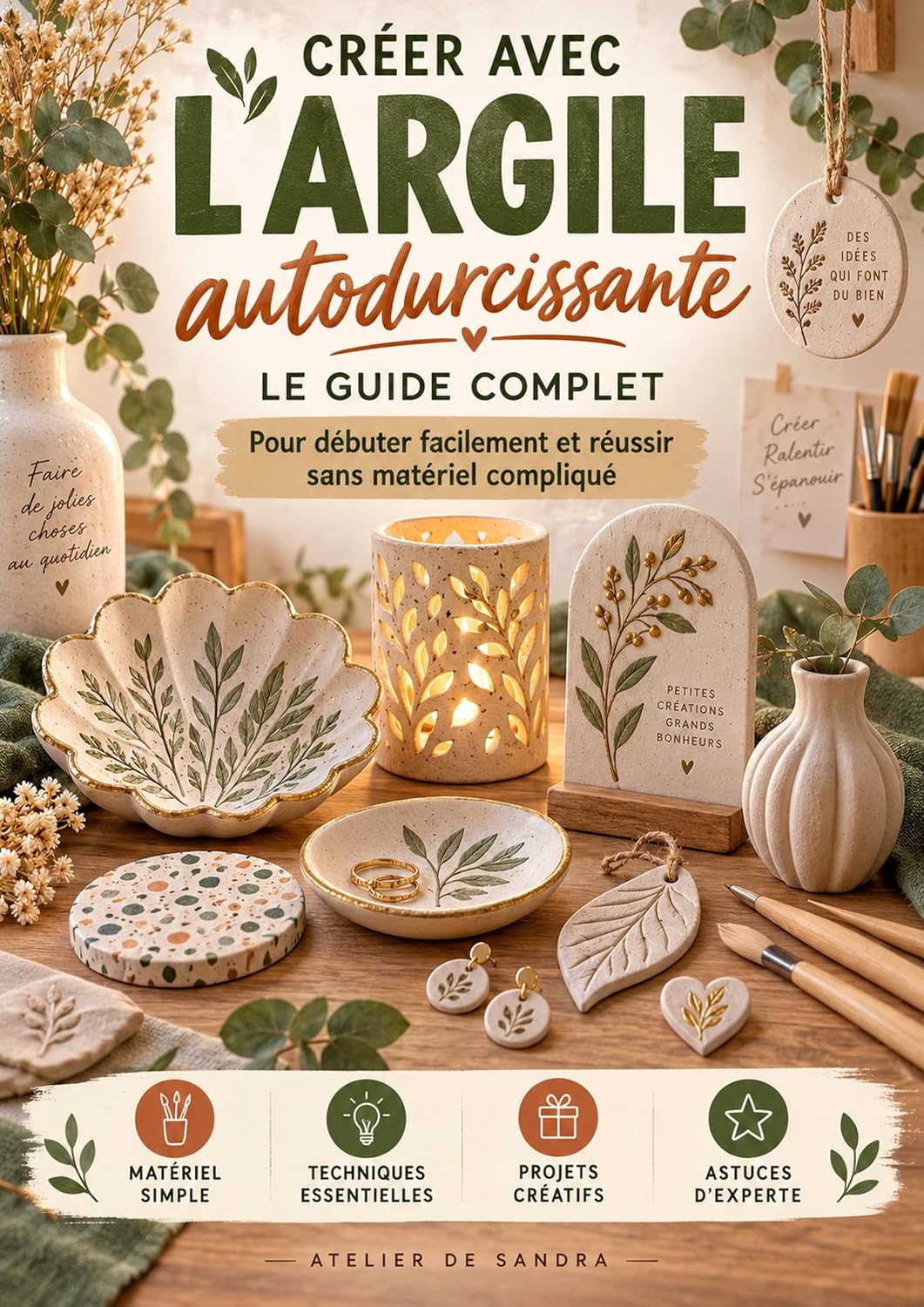 ler totalmente Créer avec l’argile autodurcissante: Le guide complet pour débuter facilement et réussir sans matériel compliqué (Atelier de Sandra – Guides Créatifs) (French Edition)