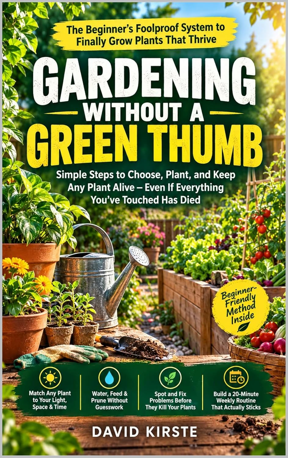 Gardening Without A Green Thumb: The Beginner's Step-by-Step System to Choose the Right Plants, Master Watering and Soil, and Build a Garden Routine You'll Actually Keep (English Edition) baixar o livro de graça