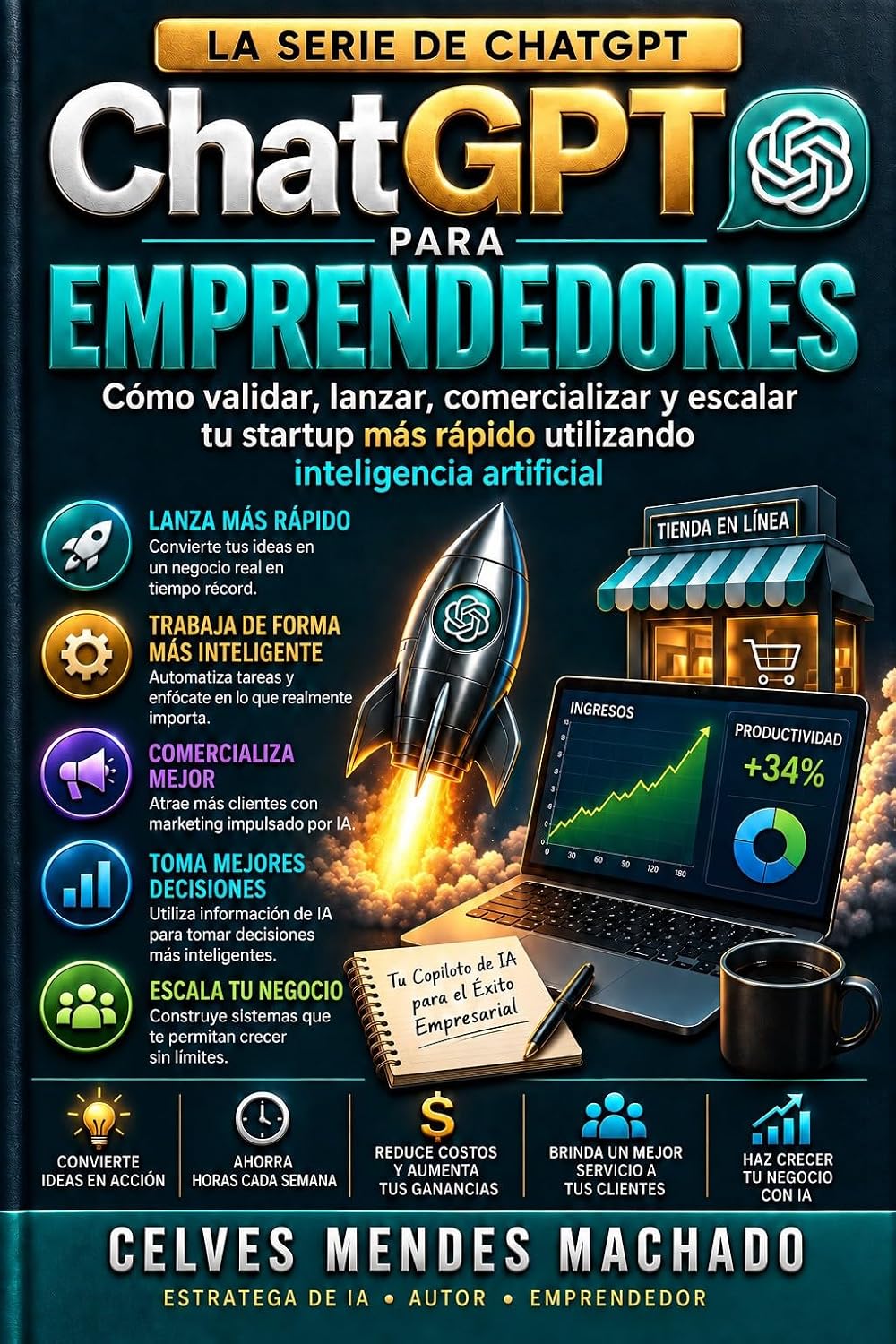 ler totalmente ChatGPT para Emprendedores: Cómo Validar, Lanzar, Promocionar y Escalar tu Startup Más Rápido Usando Inteligencia Artificial (La Serie ChatGPT nº 2) (Spanish Edition)