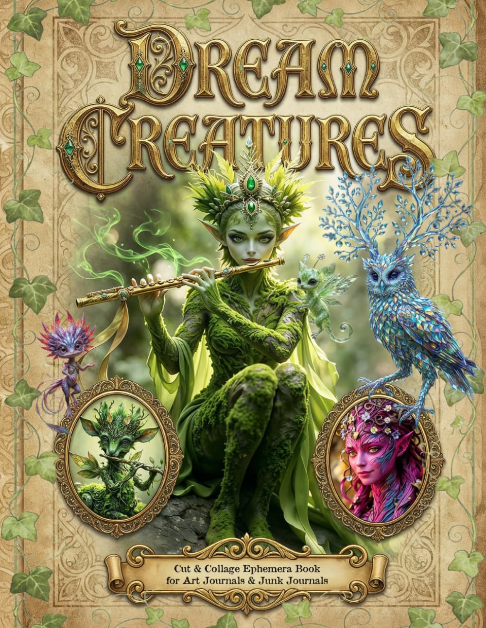 Dream Creatures: Creative Cut & Collage Ephemera Book for Art Journaling, Junk Journaling, Scrapbooking, Mixed Media Projects, Card Making and All Paper Crafts baixar o livro de graça