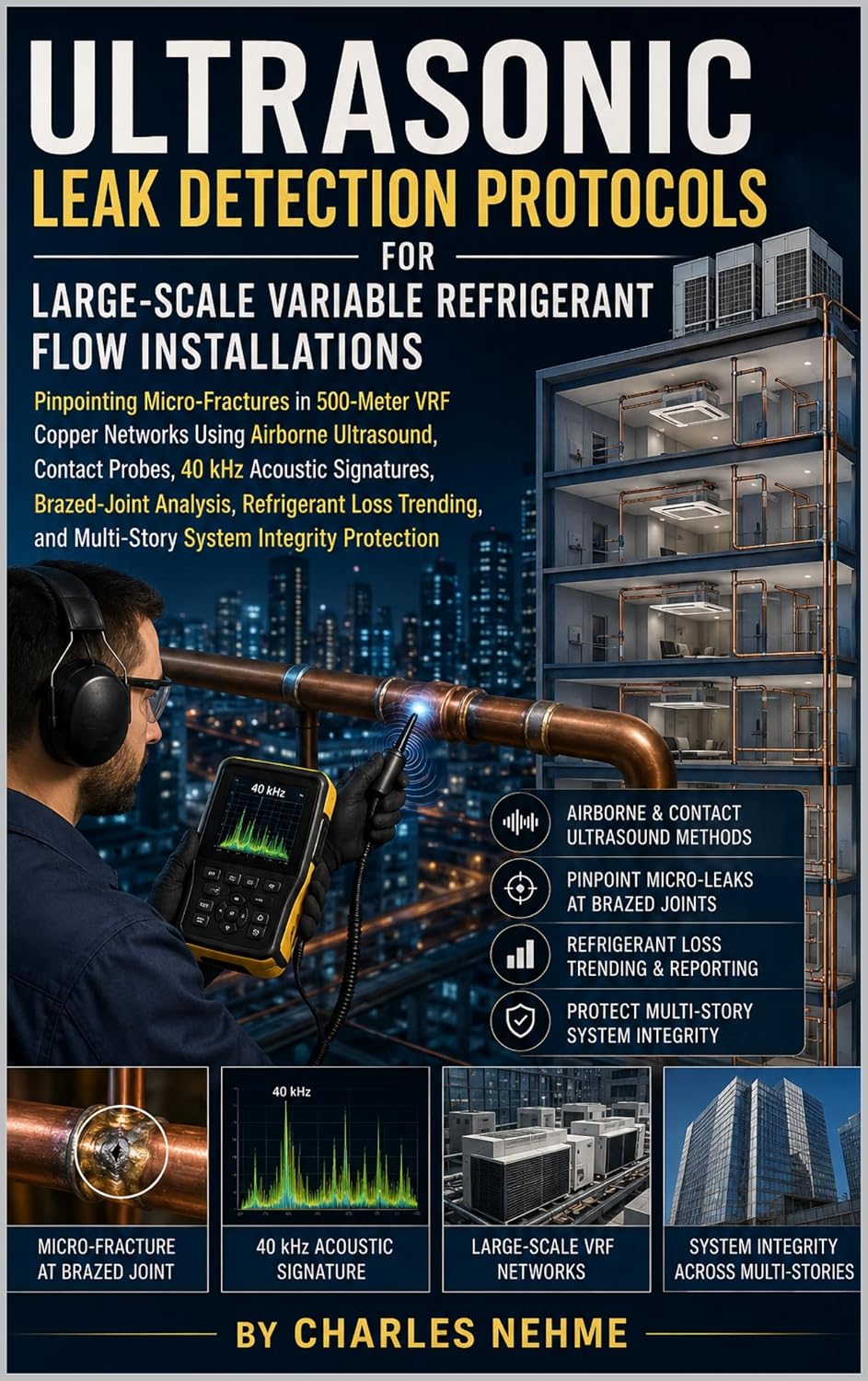 Ultrasonic Leak Detection Protocols for Large-Scale Variable Refrigerant Flow Installations: Pinpointing Micro-Fractures in 500-Meter VRF Copper Networks ... Contact Probes. (English Edition)
