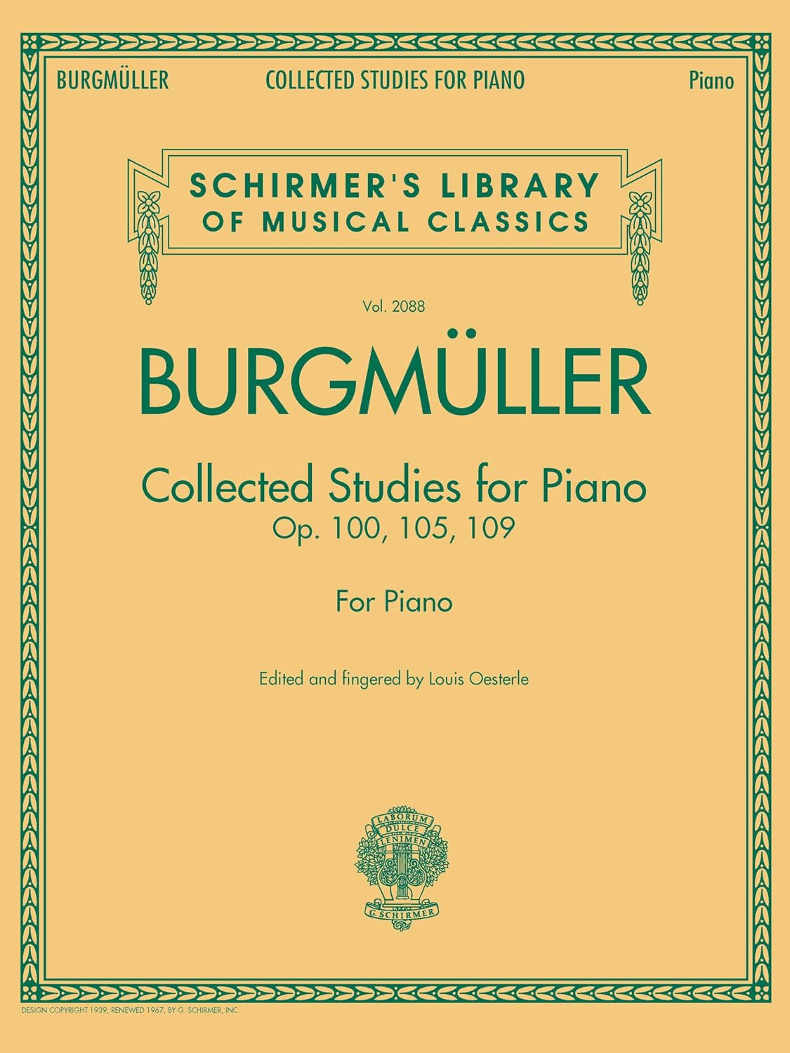Collected Studies for Piano: Schirmer Library of Classics Volume 2088 baixar o livro de graça