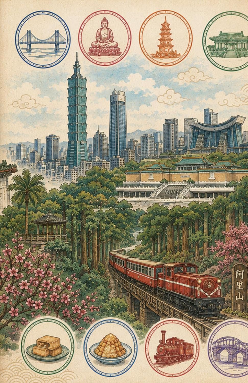 TAIWAN SOUVENIR STAMP BOOK: The Ultimate Traveler's Collection: A Portable Collection Journal for Taiwan tourist stamps baixar livro de graça