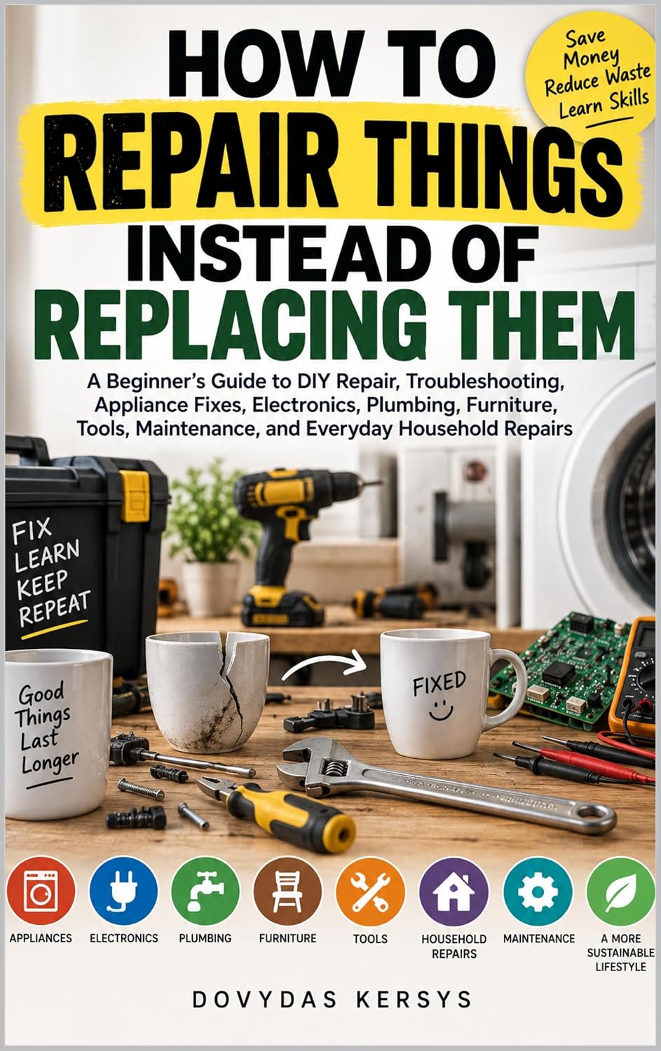 How to Repair Things Instead of Replacing Them: A Practical Beginner’s Guide to Diagnosing, Fixing, Maintaining, and Restoring Everyday Household Items,... Furniture and more (English Edition) baixar o livro de graça