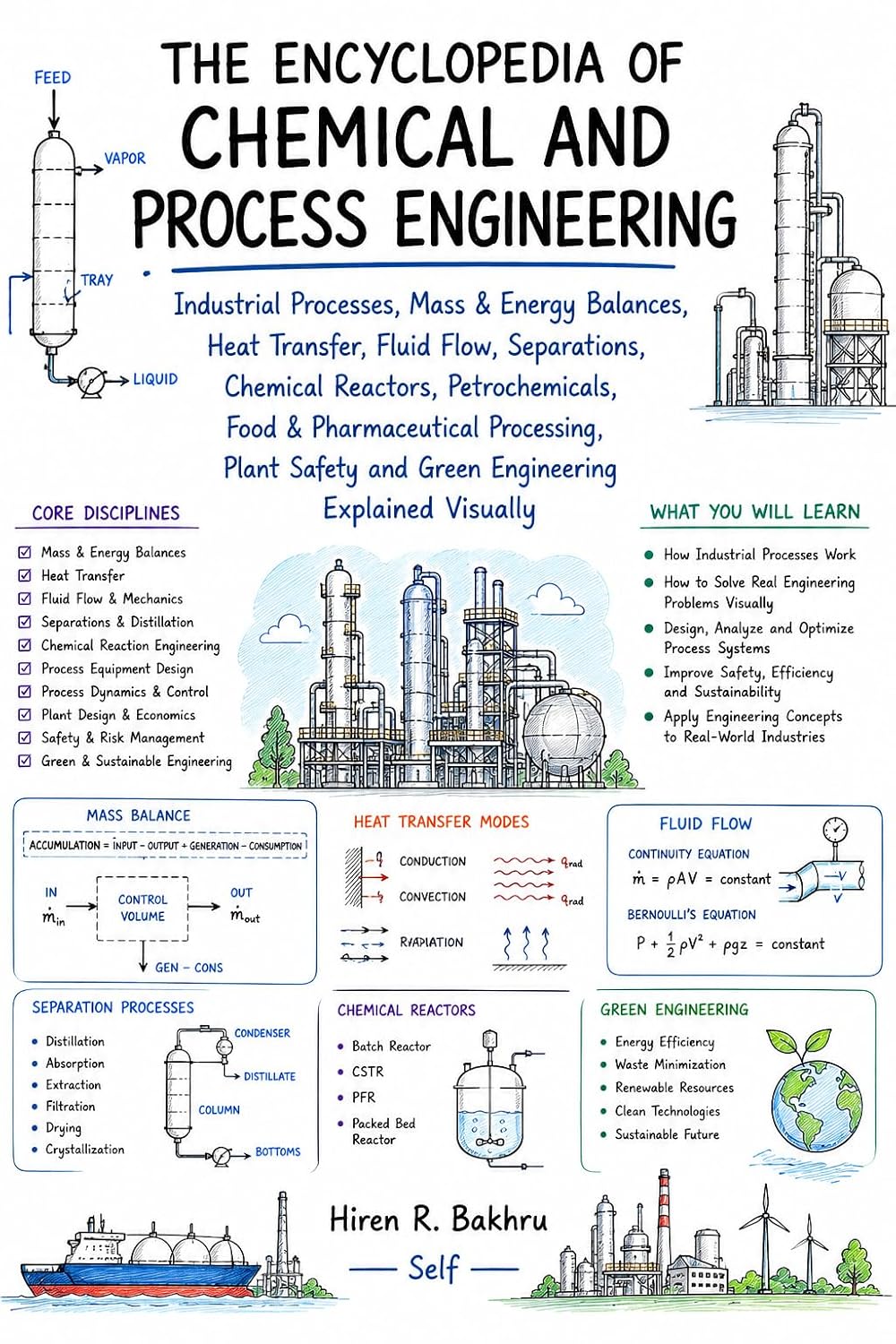 ler totalmente THE ENCYCLOPEDIA OF CHEMICAL AND PROCESS ENGINEERING: Industrial Processes, Mass & Energy Balances, Heat Transfer, Fluid Flow, Separations, Chemical Reactors... Encyclopedia Series) (English Edition)