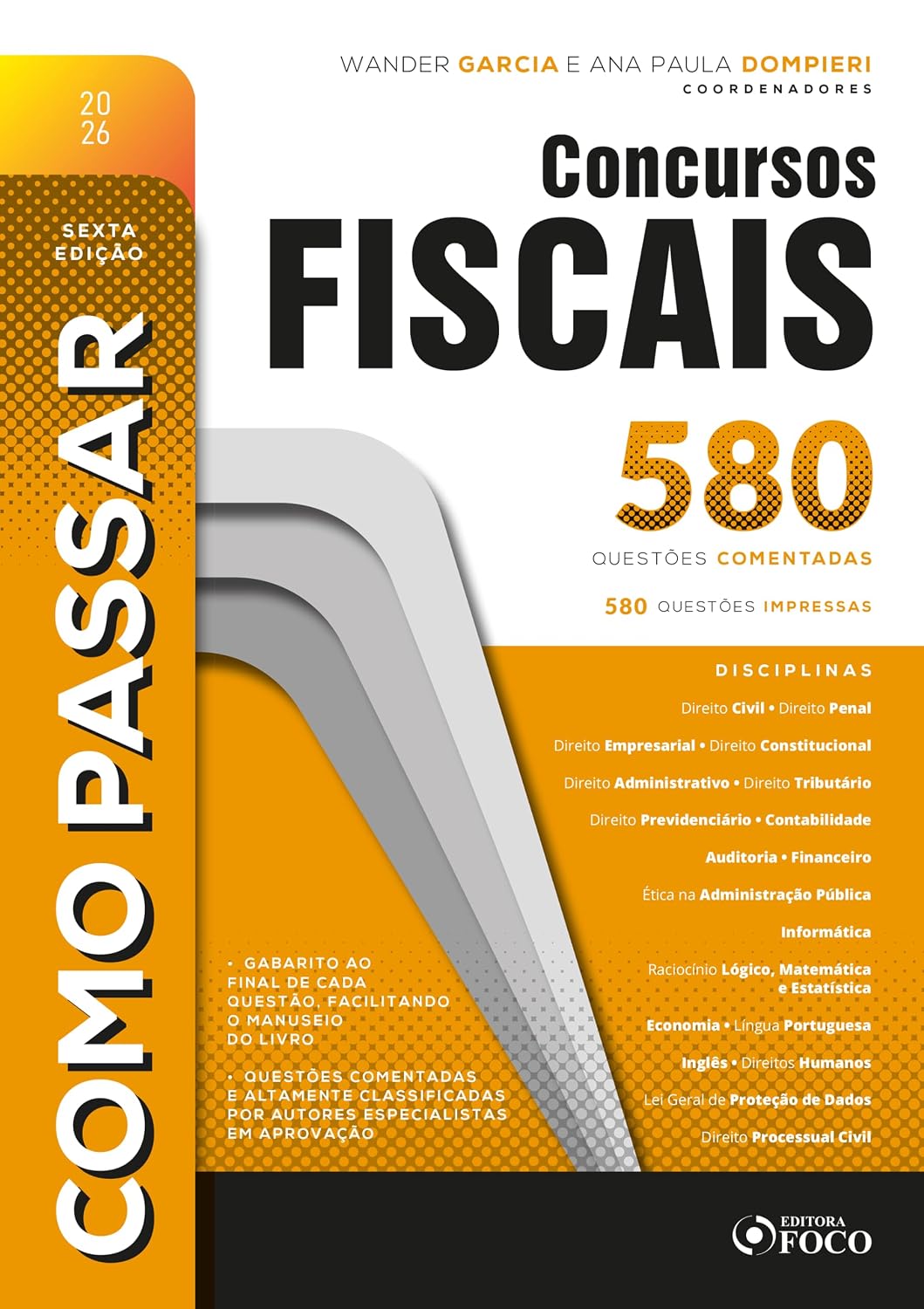 Como Passar em Concursos Fiscais: 3.500 Questões Comentadas - 6ª Ed - 2026 baixar o livro de graça