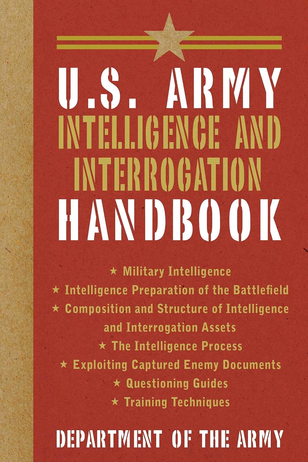 U.S. Army Intelligence and Interrogation Handbook (US Army Survival) (English Edition)