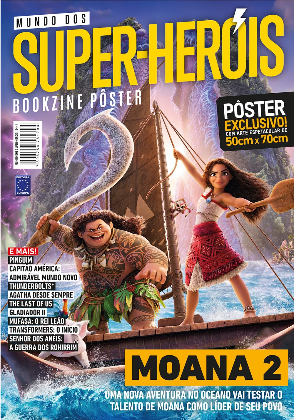 ler totalmente Moana 2 - Superpôster Mundo dos Super-Heróis