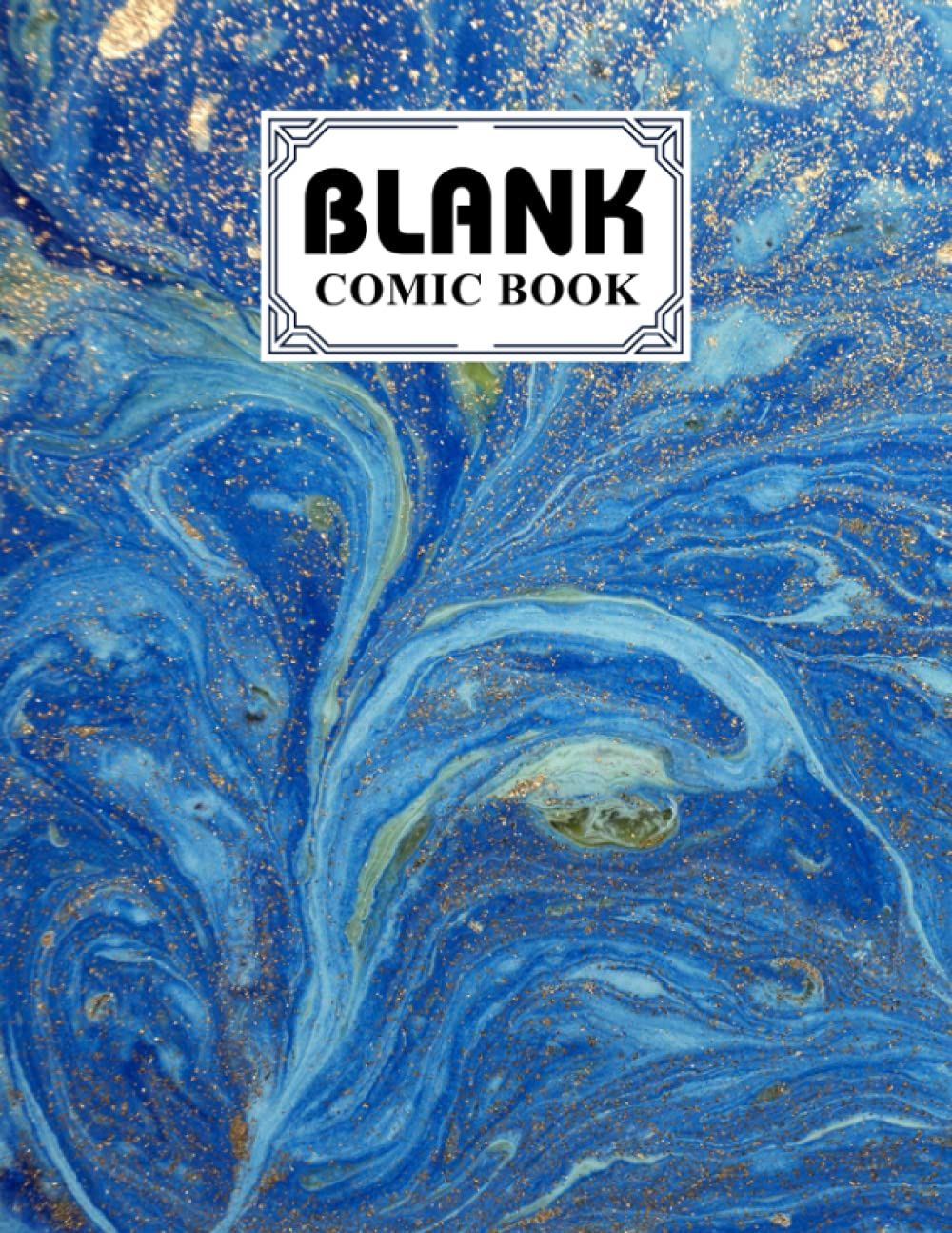 Blank Comic Book: Marble Blue Cover, Create Your Own Story, Journal, Notebook, Sketchbook for Kids and Adults, 120 Pages - Size 8.5" x 11" Notebook by Veit Weis baixar livro de graça