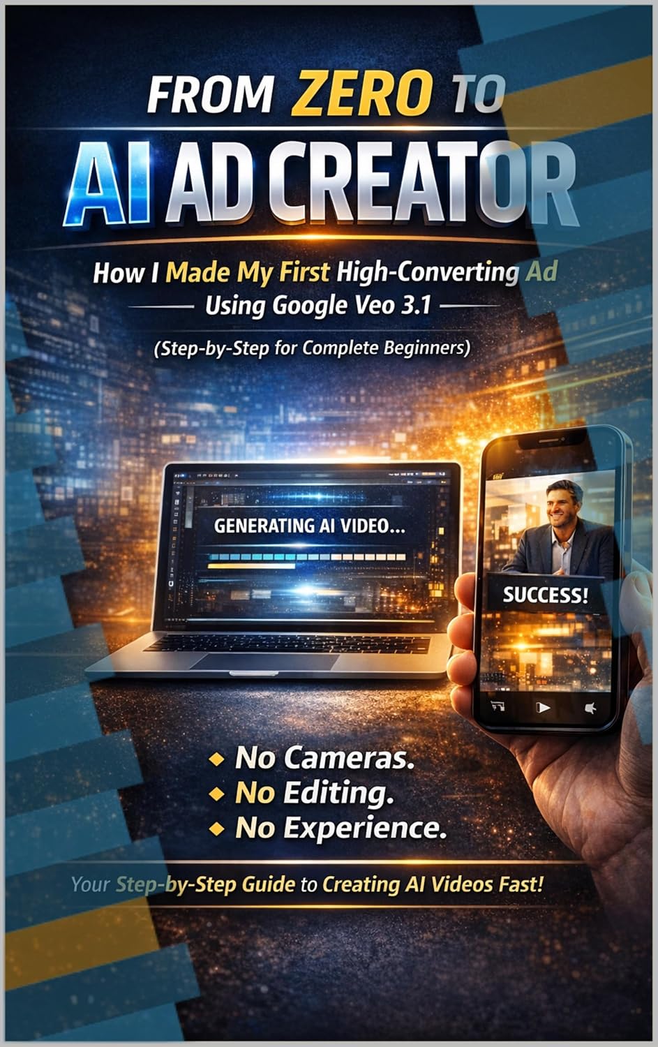 ler totalmente From Zero to AI Ad Creator: Artificial Intelligence for Beginners: How to Create Video Ads, Use AI Marketing Tools, and Grow Your Business Online (English Edition)