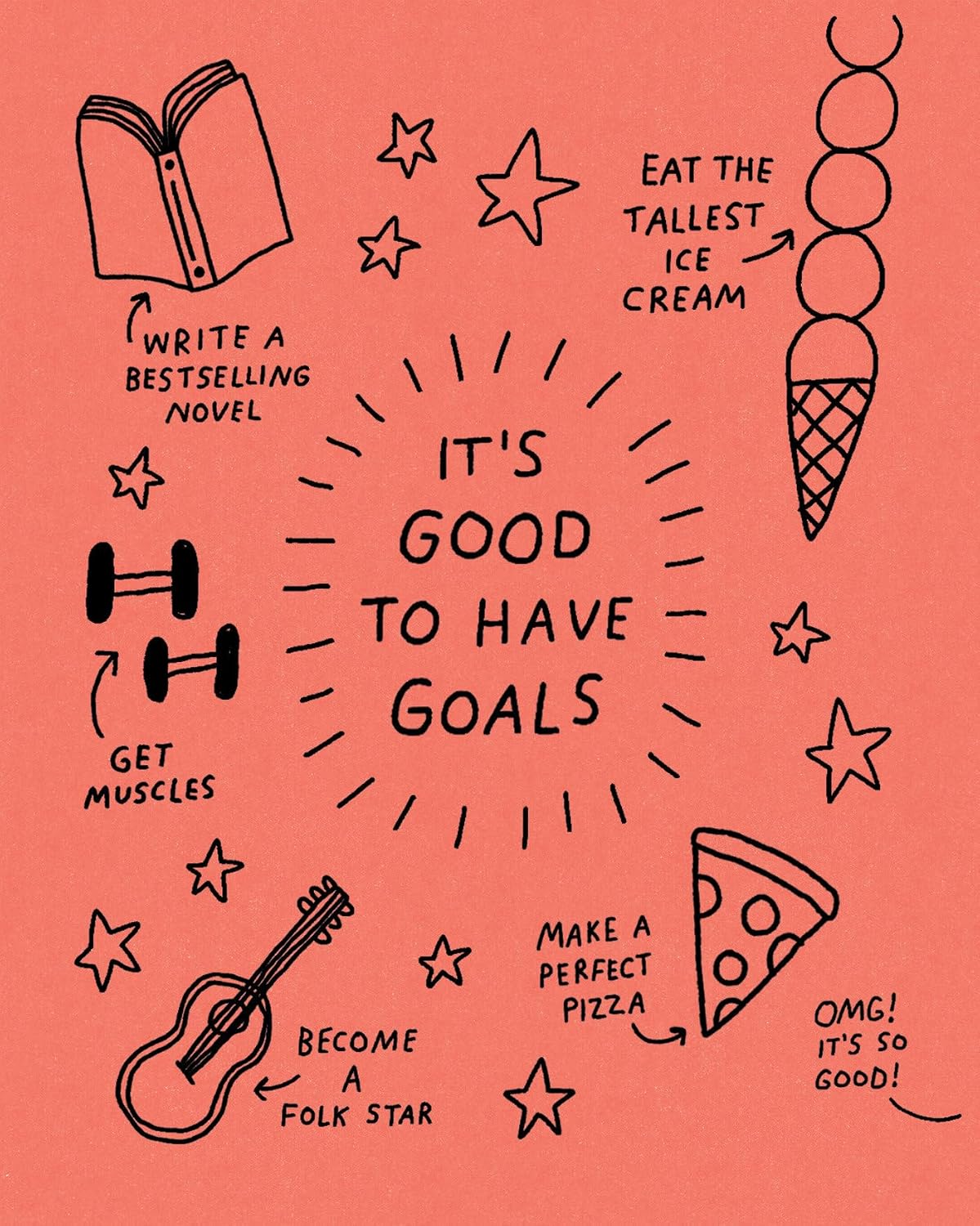 ler totalmente Humor Us Greeting Cards: Encouragement - It's good to have goals. (Pack of 6)