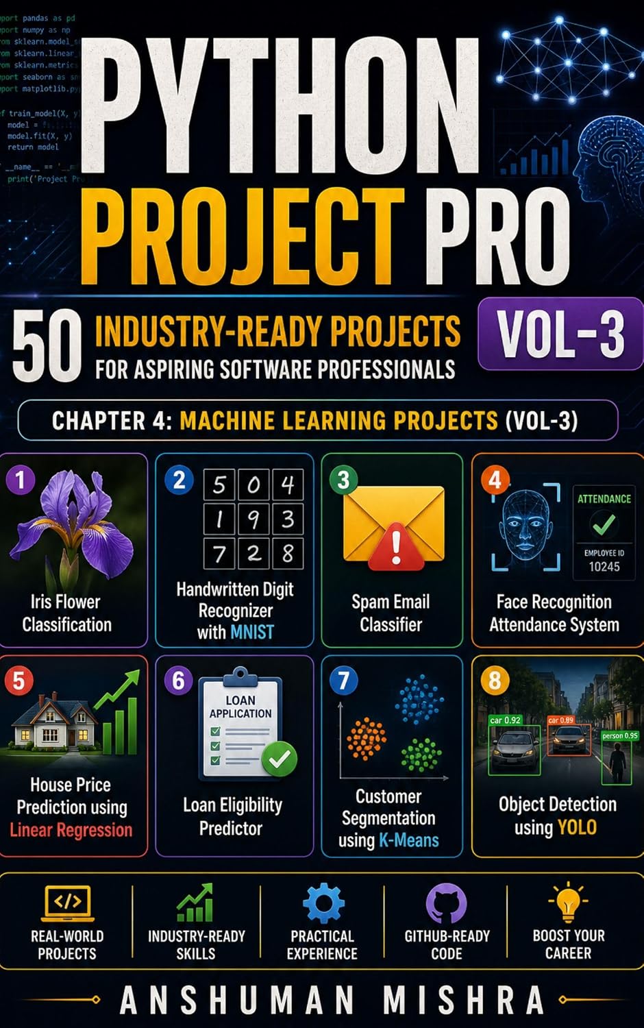 Python project pro VOL-3: 50 industry-ready projects for aspiring software professionals (English Edition) baixar livro de graça