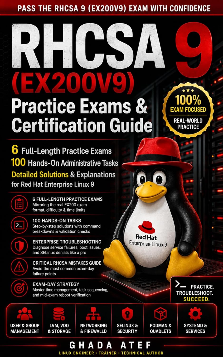 RHCSA 9 (EX200V9) Practice Exams & Certification Guide: 6 Full-Length Exams, 100+ Hands-On Tasks, and Detailed Solutions for Red Hat Enterprise Linux 9 (The Red Hat Path Series) (English Edition) baixar o livro de graça