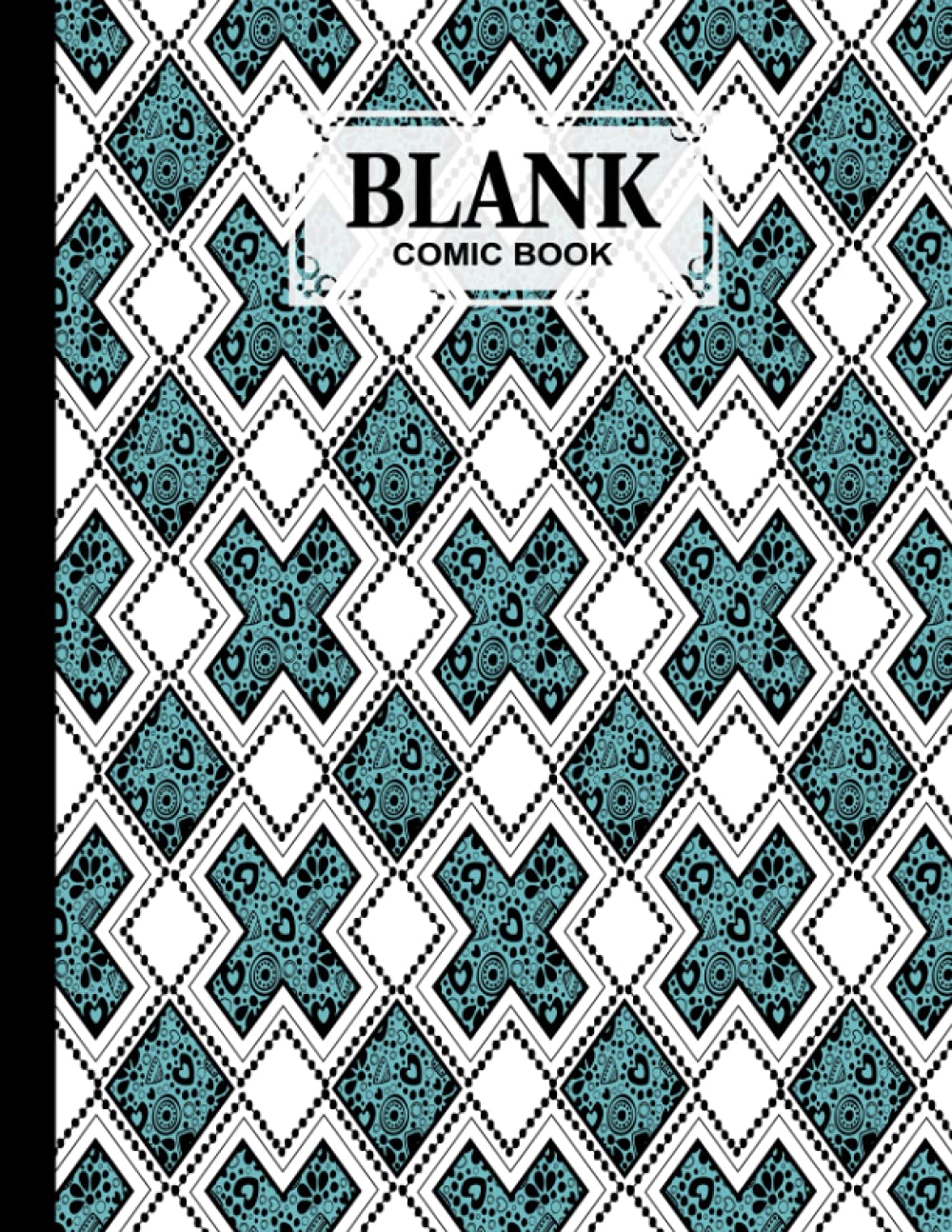 Blank Comic Book: Premium Tribal Cover Blank Comic Book, Create Your Own Story, Journal, Notebook, Sketchbook for Kids and Adults, 120 Pages - Size 8.5" x 11" Notebook by Hedi Krämer baixar livro de graça