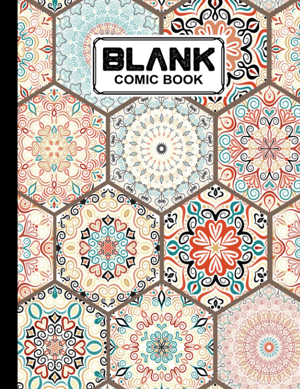 capítulo por capítulo baixar Blank Comic Book: Mandalas Cover, Draw Your Own Comics - 120 Pages of Fun and Unique Templates - A Large 8.5" x 11" Notebook by Emanuel Wilke
