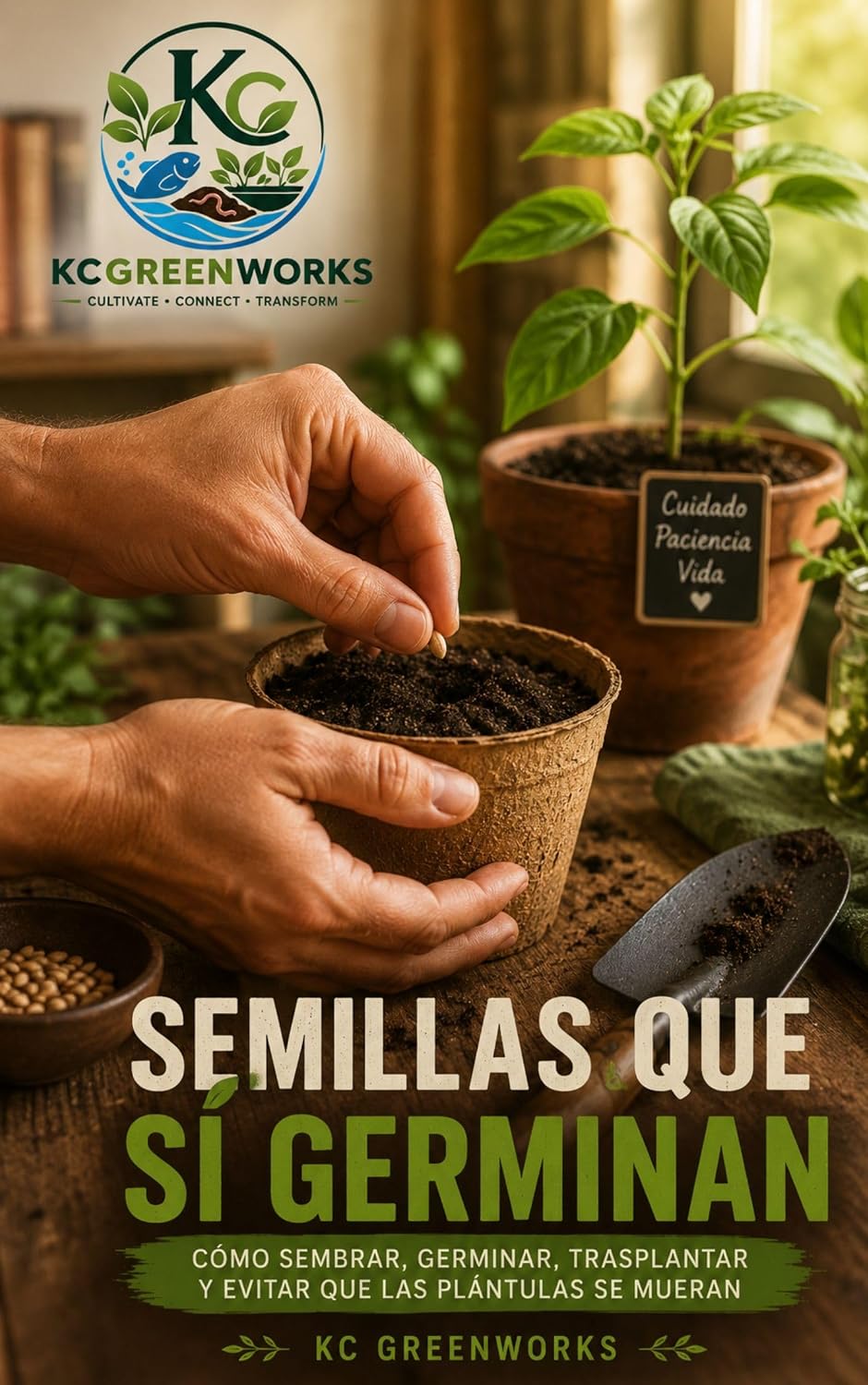 ler totalmente Semillas que Sí Germinan: Cómo sembrar, germinar, trasplantar y evitar que las plántulas se mueran (Spanish Edition)