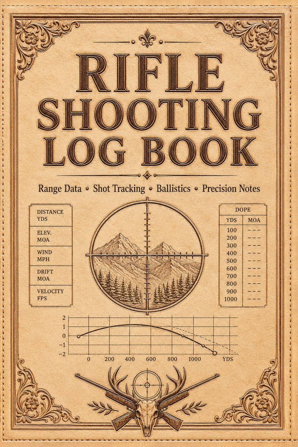 ler totalmente Rifle Shooting Log Book: Performance Journal for Scope Adjustments, Ammunition Usage, Ballistics & Accuracy Improvement