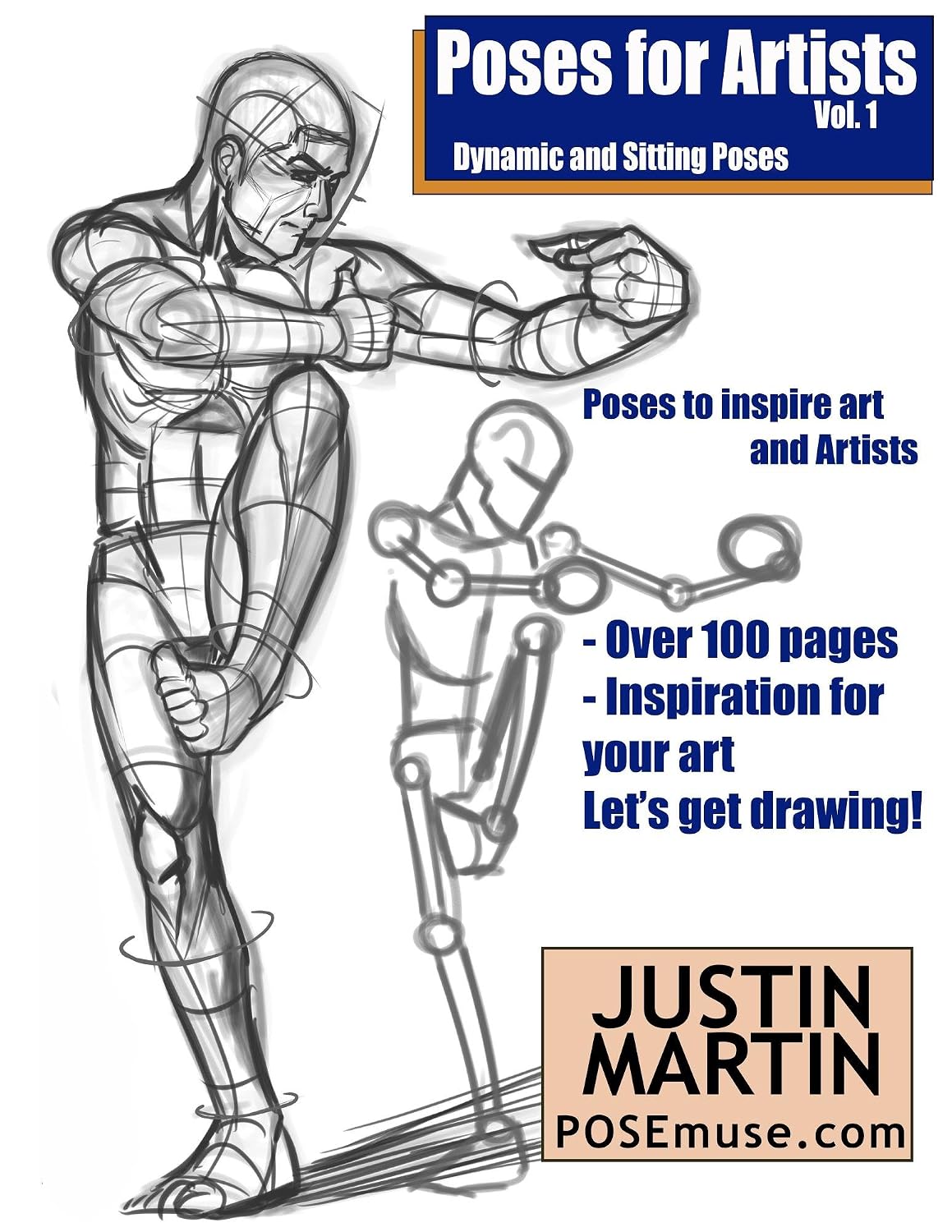 ler totalmente Poses for Artists Volume 1 - Dynamic and Sitting Poses: An essential reference for figure drawing and the human form (Inspiring Art and Artists) (English Edition)