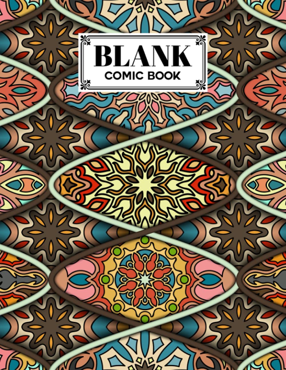 Blank Comic Book: Mandalas Cover, Create Your Own Story, Journal, Notebook, Sketchbook for Kids and Adults, 120 Pages - Size 8.5" x 11" Notebook by Corinna Berndt baixar o livro de graça