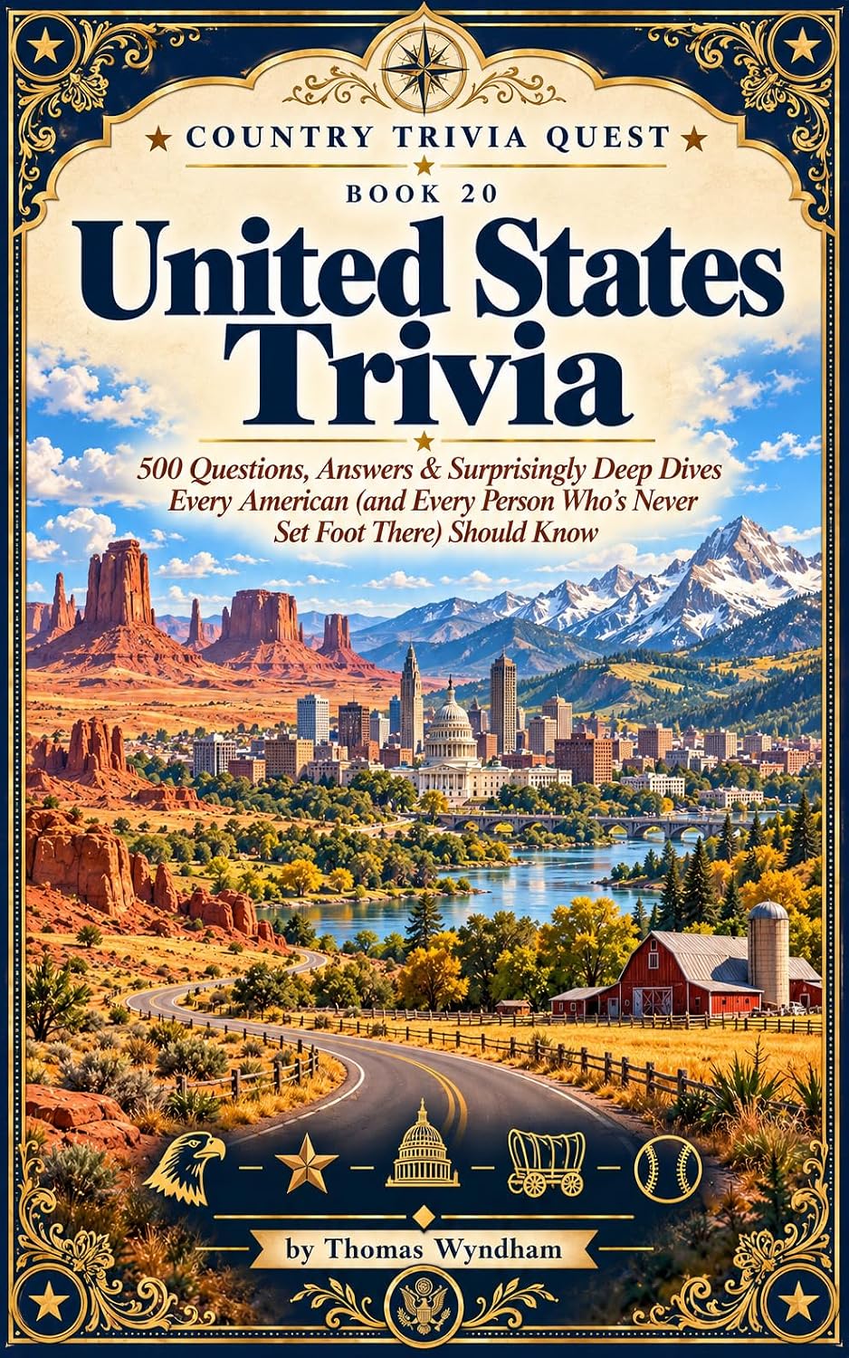 ler totalmente United States Trivia: 500 Questions, Answers & Surprisingly Deep Dives Every American (and Every Person Who's Never Set Foot There) Should Know (Country Trivia Quest Book 20) (English Edition)