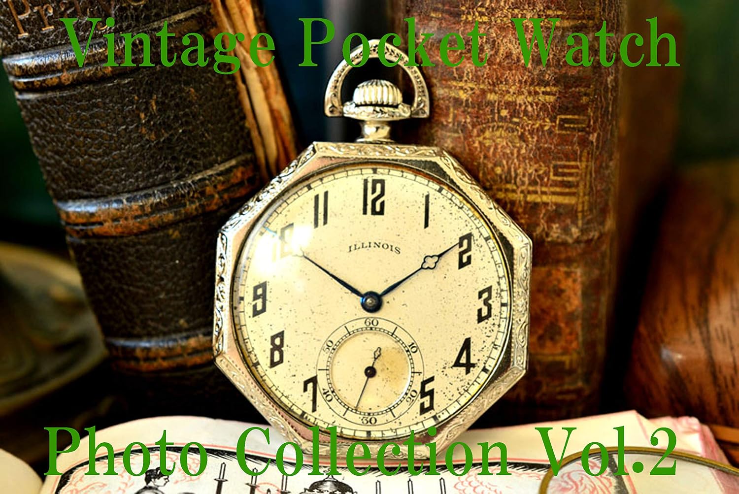 ler totalmente Elgin, Waltham, Illinois, Vintage Antique Pocket Watch Photo Collection Vol.2 (English Edition)