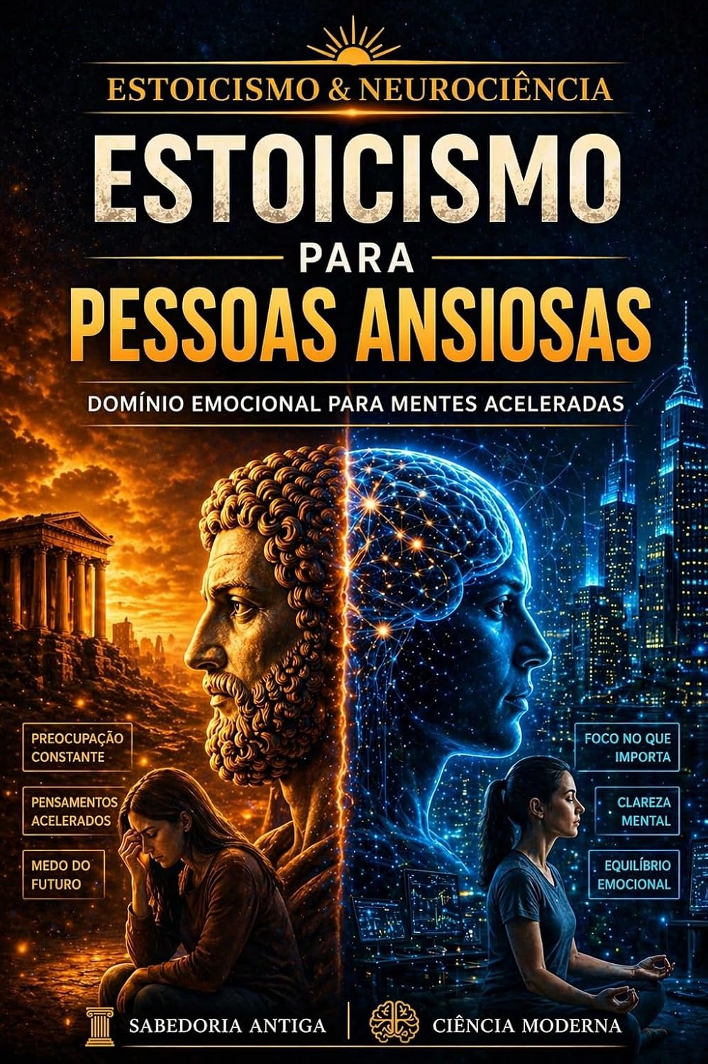 ler totalmente Estoicismo para Pessoas Ansiosas: Domínio emocional para mentes aceleradas (Estoicismo e Neurociência)