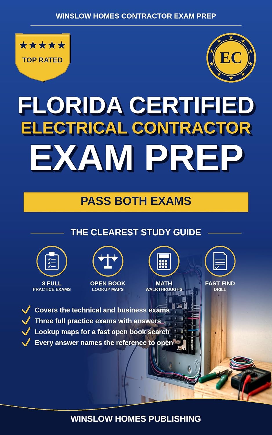 ler totalmente Florida Certified Electrical Contractor Exam Prep: The Open Book Study Guide to Pass Your Electrical Contractor Exam, With 500+ Practice Questions, 3 Full... Contractor Exam Prep) (English Edition)