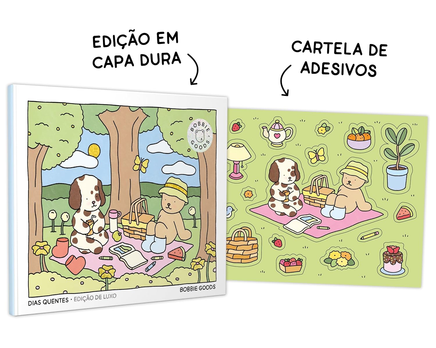 Dias quentes (Spring-Summer): Livro de colorir oficial Bobbie Goods – Edição em capa dura com cartela de adesivos baixar o livro de graça