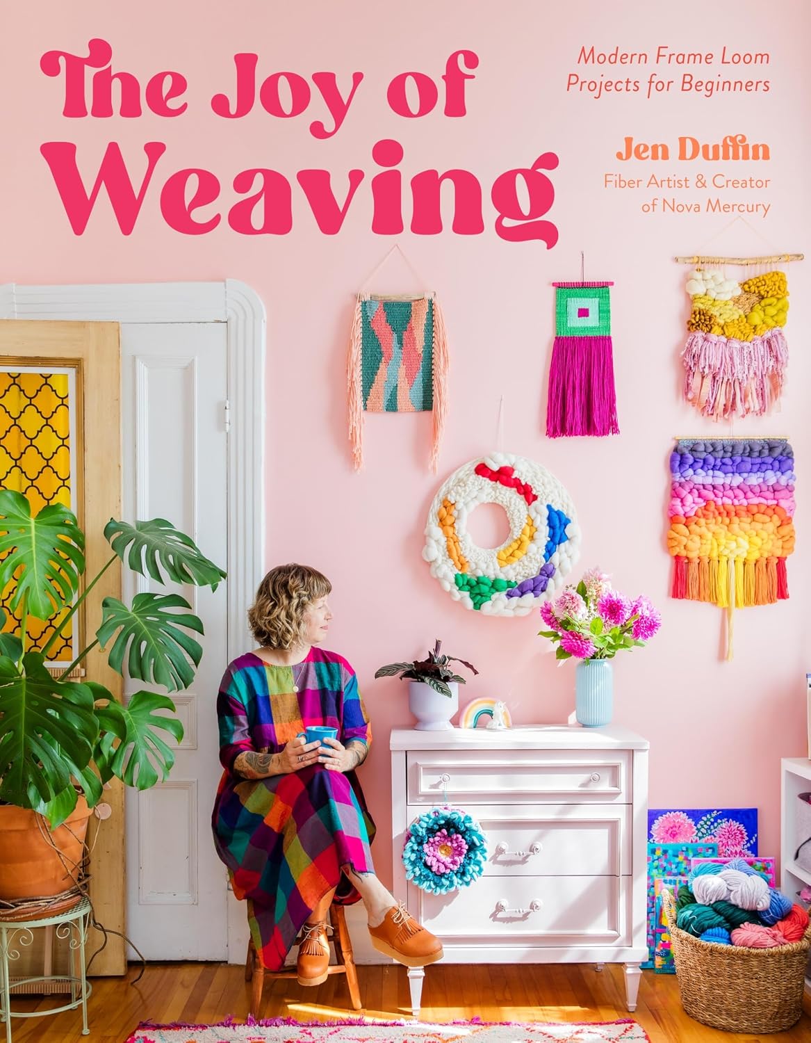 ler totalmente The Joy of Weaving: Modern Frame Loom Projects for Beginners