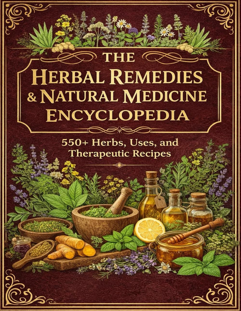 ler totalmente The Herbal Remedies & Natural Medicine Encyclopedia; 550+ Herbs, Uses, and Therapeutic Recipes