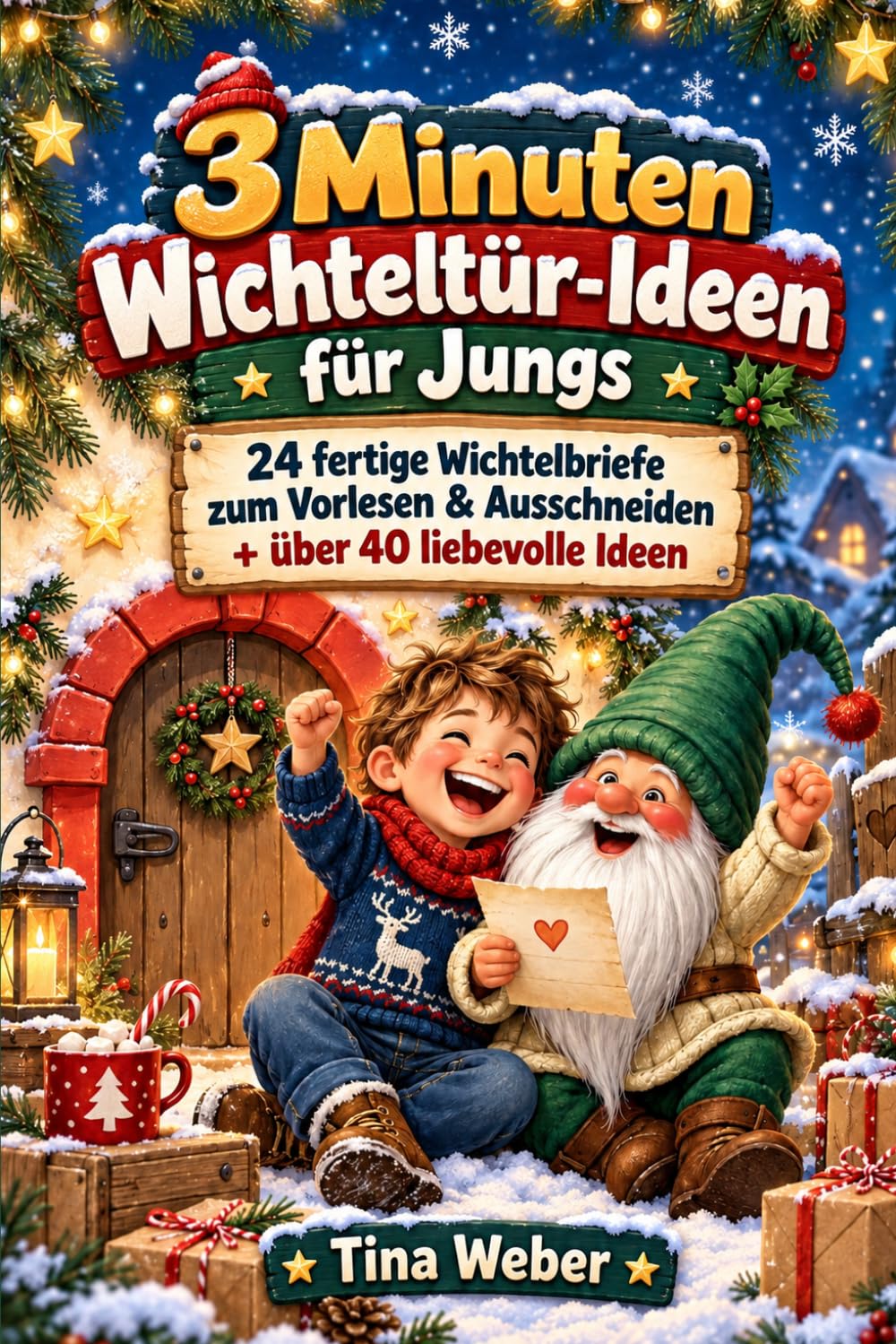 ler totalmente 3 Minuten Wichteltür-Ideen für Jungs: 24 fertige Wichtelbriefe zum Vorlesen & Ausschneiden · über 40 liebevolle Ideen · vieles ganz ohne Material... Adventskalender) (German Edition)