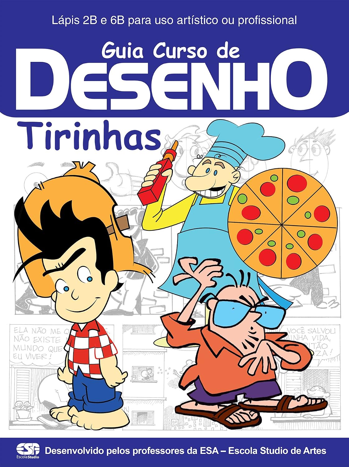 ler totalmente Guia Curso de Desenho - Tirinhas Ed.01