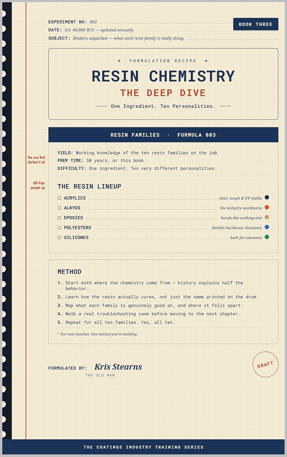 capítulo por capítulo baixar RESIN CHEMISTRY The Deep Dive: Book Three of the Paint Formulation for Beginners Series (English Edition)