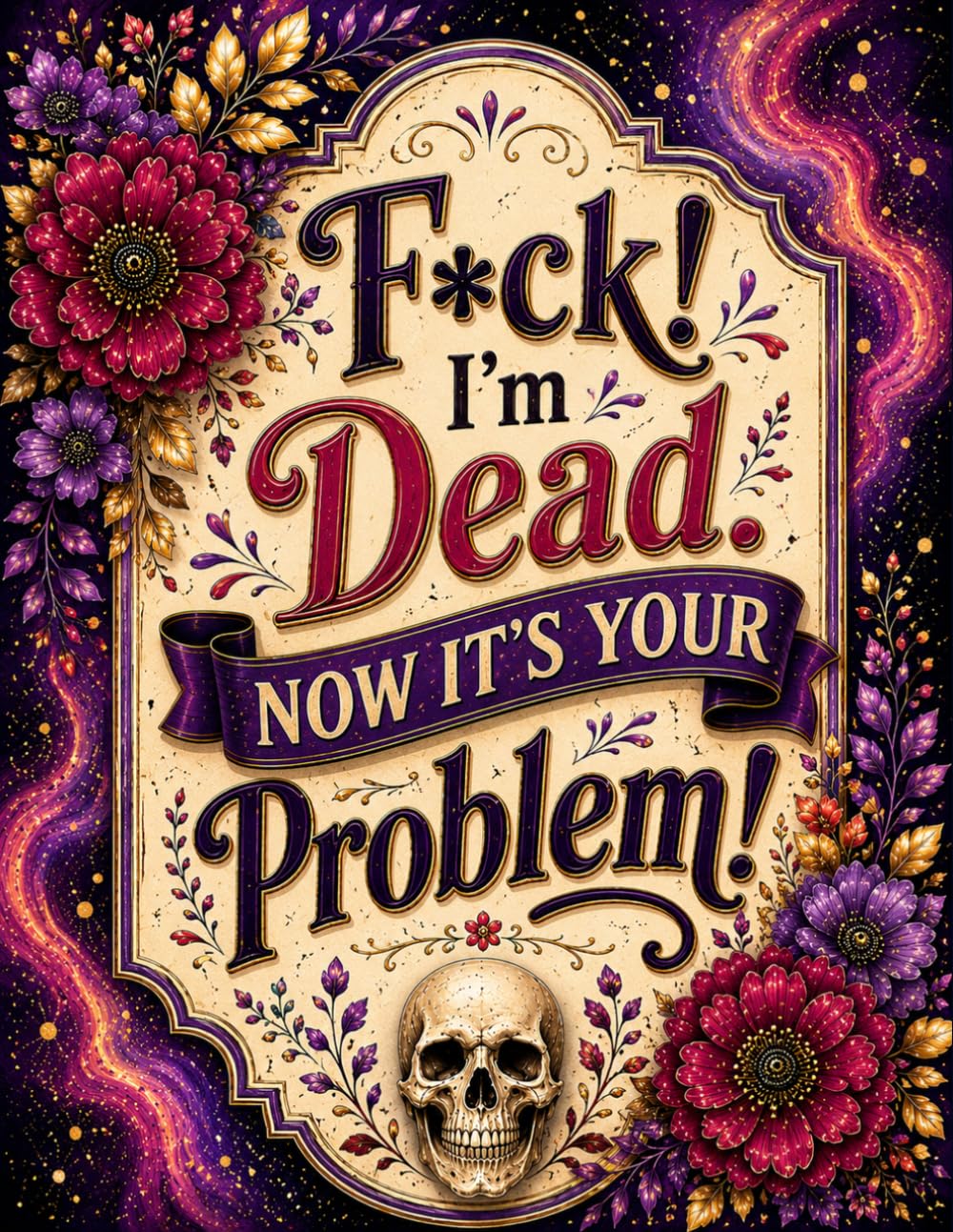 ler totalmente F*ck! I’m Dead. Now It’s Your Problem!: The End-of-Life Planner Record Book gathers important records for your loved ones.