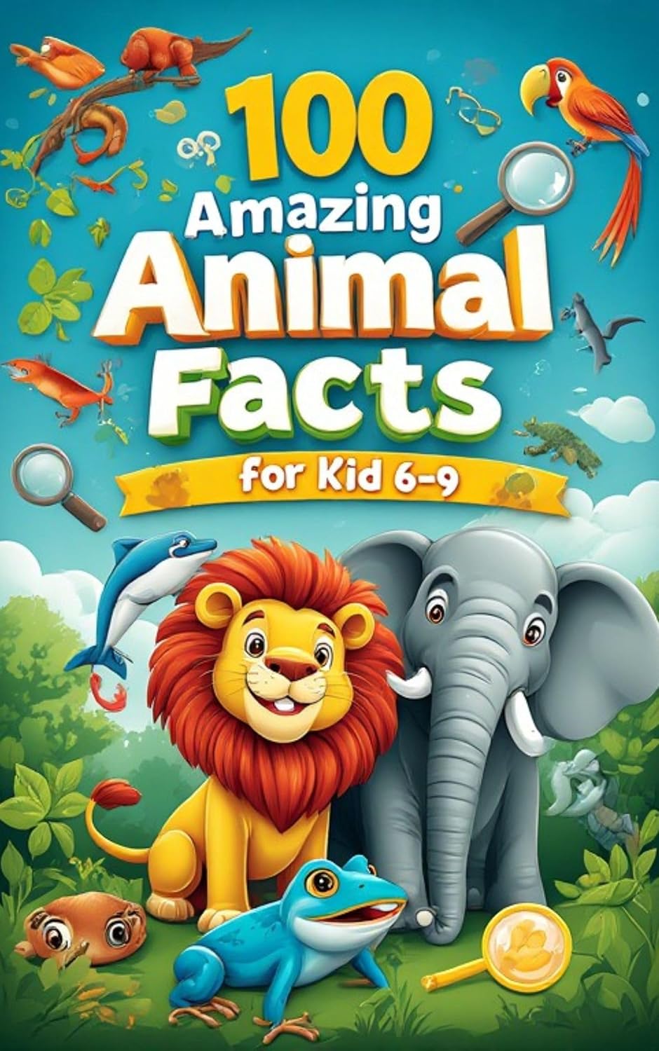 ler totalmente 100 Amazing Animal Facts for Kids 6–9: An Exciting Exploration of Fun and Fascinating Animal Facts for Young Animal Lovers! (English Edition)