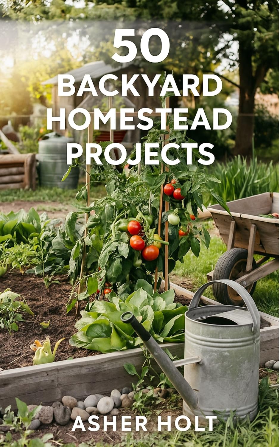 ler totalmente 50 Backyard Homestead Projects: Beginner's Guide to Raising Livestock (Chickens, Goats), Growing Organic Food, Food Preservation & Building Self-Sufficiency Start Small, Start Now! (English Edition)