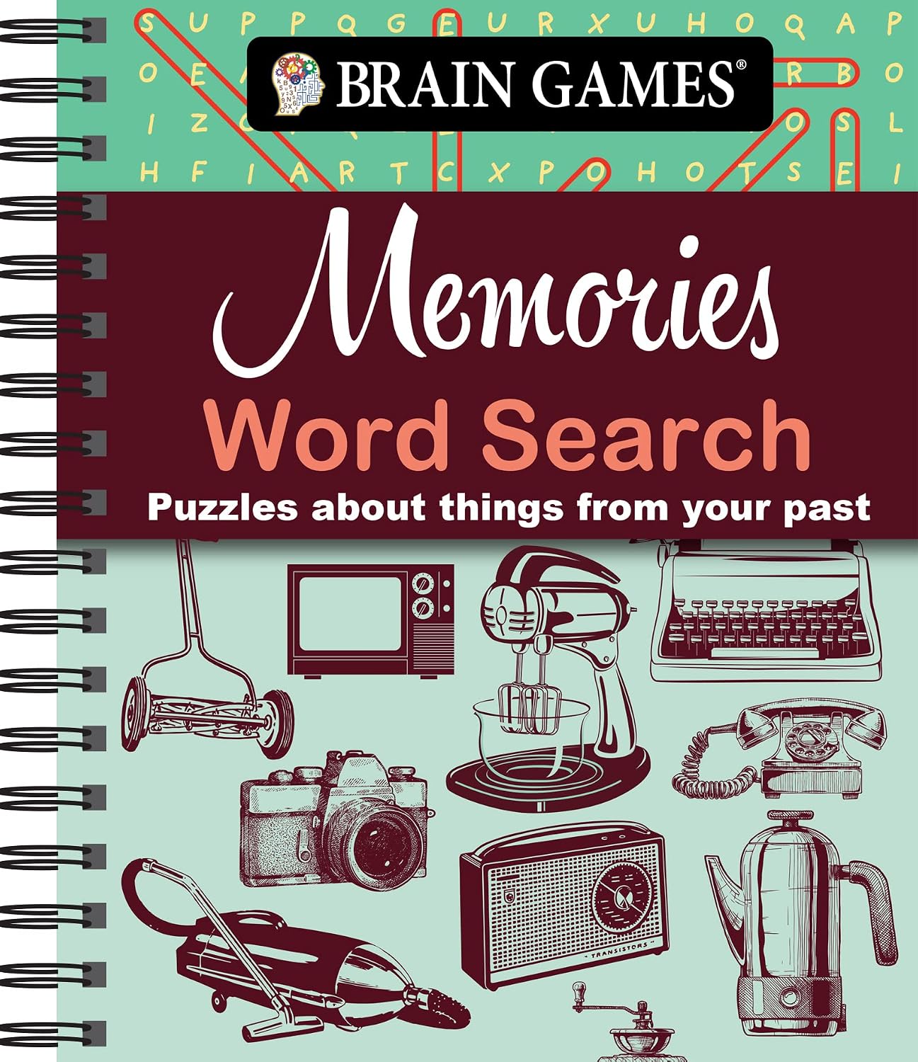 Brain Games - Memories Word Search: Puzzles about Things from the Past