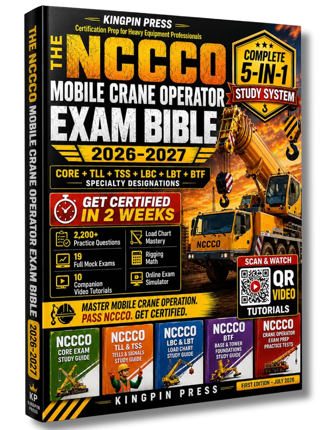 The NCCCO Mobile Crane Operator Exam Bible 2026-2027: Complete 5-in-1 Study System for Core + TLL + TSS + LBC + LBT + BTF Written Exams | Get Certified... Questions, 19 Mock (English Edition) baixar o livro de graça