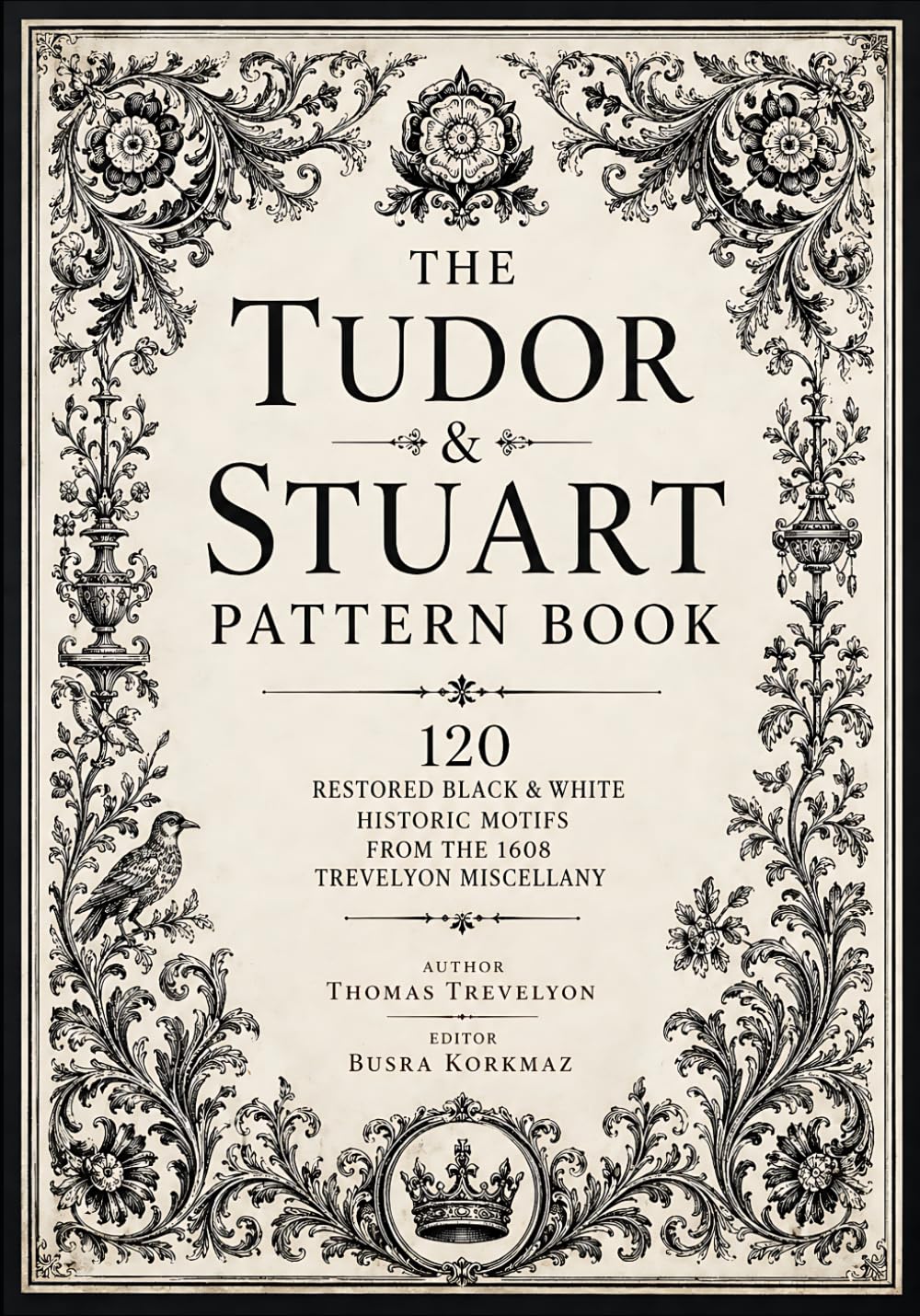 capítulo por capítulo baixar The Tudor & Stuart Pattern Book: 120 Restored Black & White Historic Motifs from the 1608 Trevelyon Miscellany