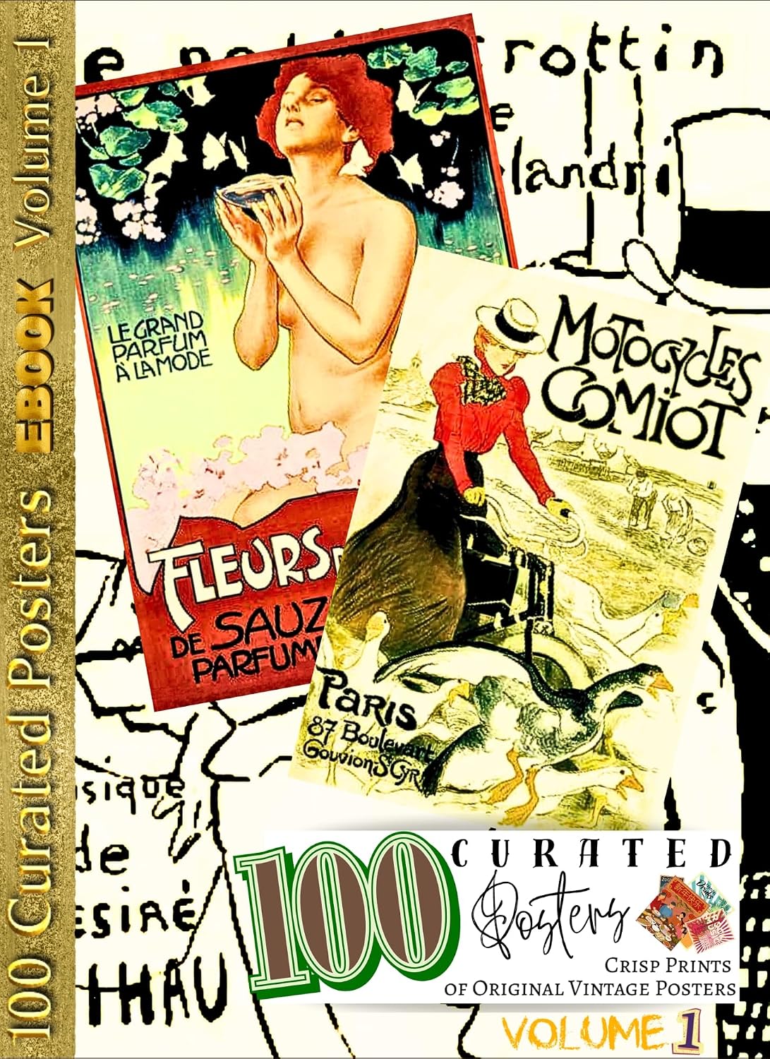 capítulo por capítulo baixar '100 CURATED POSTERS: VOLUME 1'; Authentic Vintage Posters by Master Artists; eBOOK: Antique, Rare Posters from 1800's to early 1900's, Cleaned up and... Art Gallery Book 29) (English Edition)