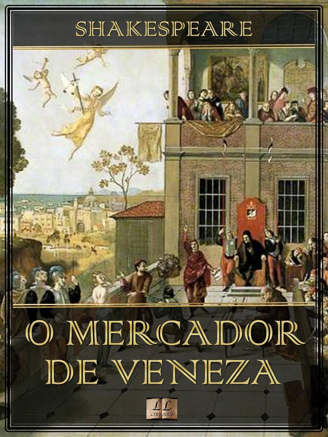 ler totalmente O Mercador de Veneza [Ilustrado] [Com índice ativo]